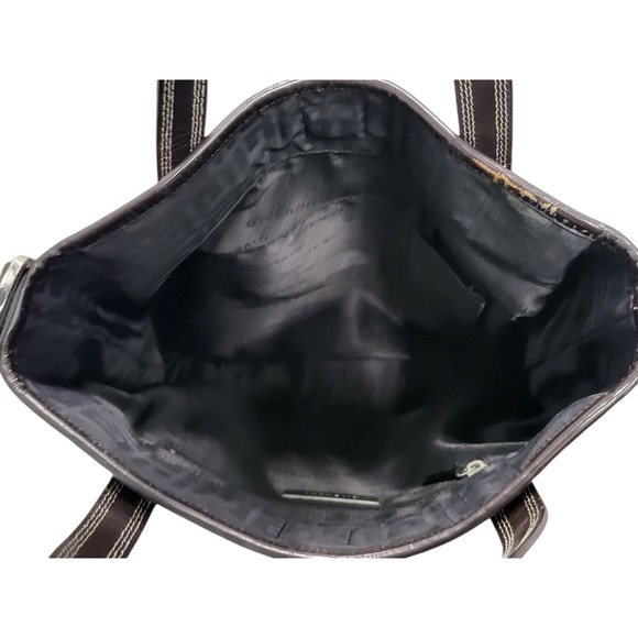 Auth GIVENCHY 2Way Handbag Shoulder Bag Brown Nylon/Leather - Picture 9 of 9